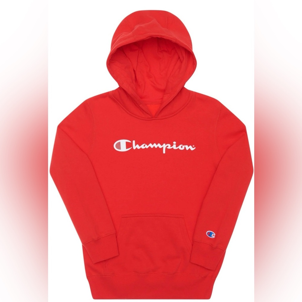 Youth Champion Script Red Hoodie XL (18/20) Youth